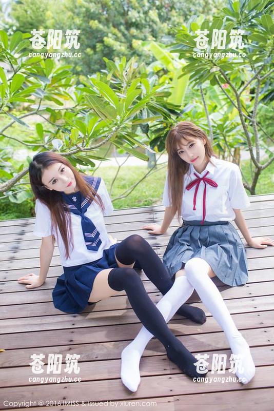 IMiss爱蜜社 - 淼淼萌萌哒的魅力美脚合集，仿佛在说：“快来关注我！”