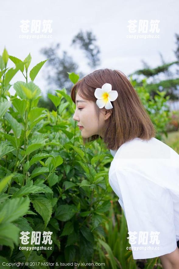 MiStar魅妍社 - 赵欢颜Jessica的棉袜私拍图包：光影交织间的轻柔幻想，别样的温婉气息。