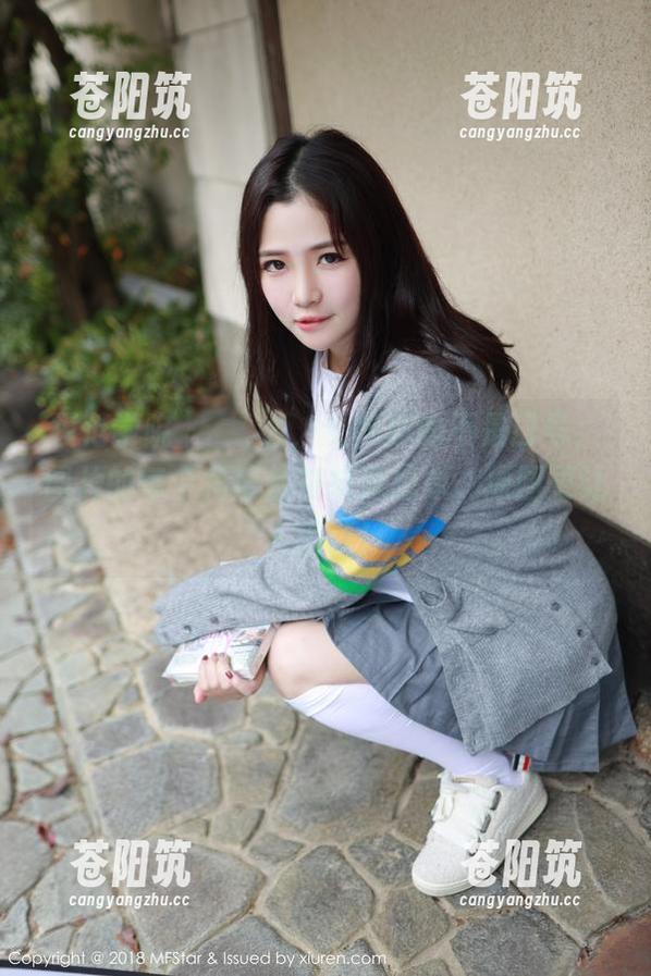 模范学院 - 婠婠么，女神真的不是口号，图片的每个角度都在挑逗想象，原图更让人痴迷！