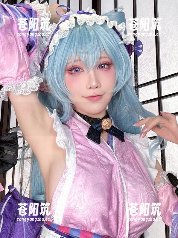 一秒入夏，水淼aqua的浴衣美图套图让你清凉一夏！