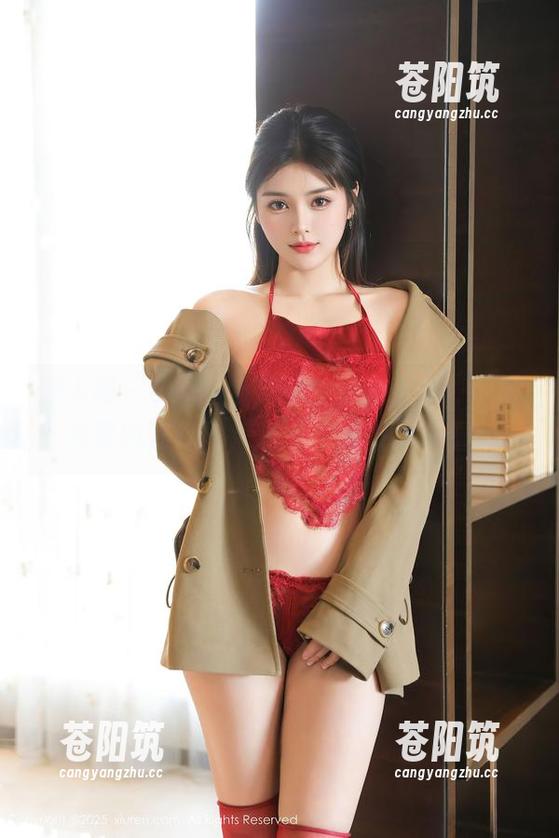 秀人网 - Evelyn艾莉的超级合集：白衬衫黑内衣作品，戏谑与魅惑的双重奏