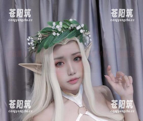 2B黑花嫁全套写真，跟着芊川一笑MNK一起迷失在黑色的浪漫中！